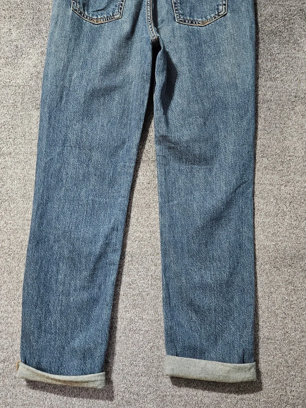 NWT Gap Kids Distressed 100% Cotton Denim Overalls Medium Indigo Wash Size XXL